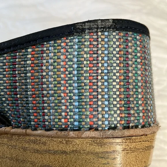 Dansko  clogs unique woven fabric size 38 - Picture 3 of 5